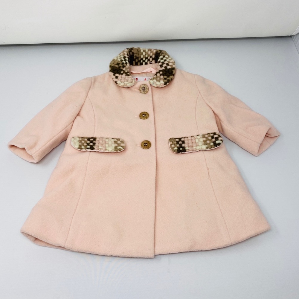 Il Gufo Pink Wool Winter Coat**3 mo. $389